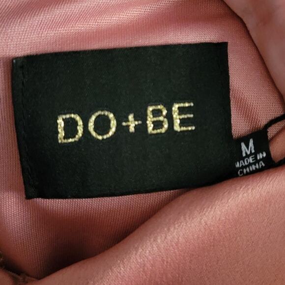 DO+BE Satin Off Shoulder Sweetheart Neck Fit & Flare Dress Almond Medium NEW - Picture 3 of 11